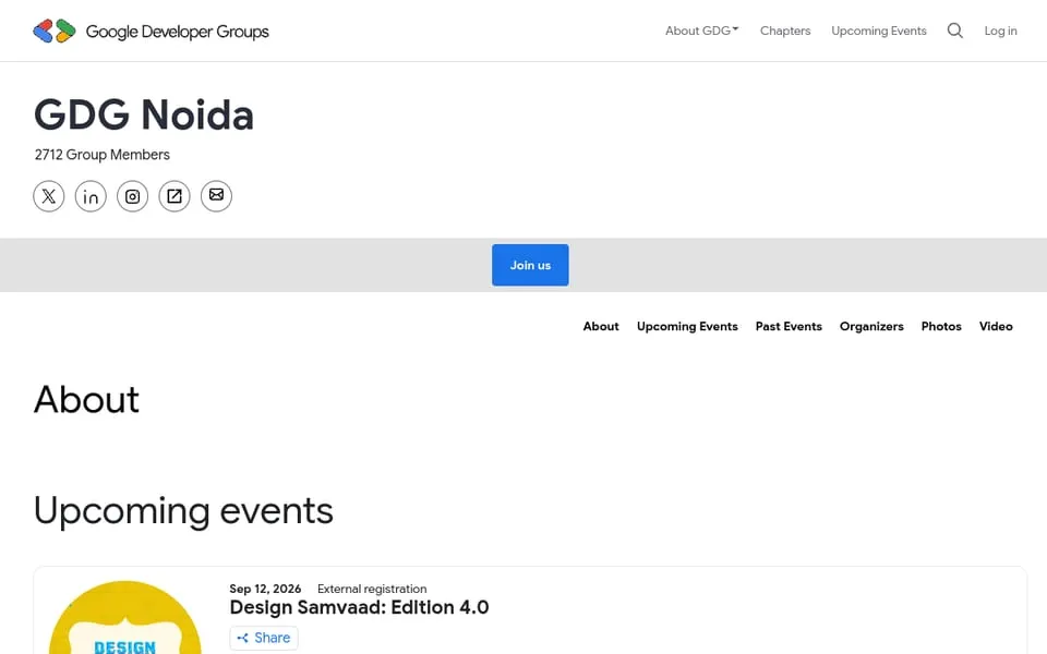 GDG Noida meetups ♥