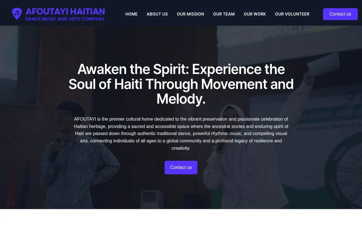 WordPress · Afoutayi Haitian Dance, Music & Arts