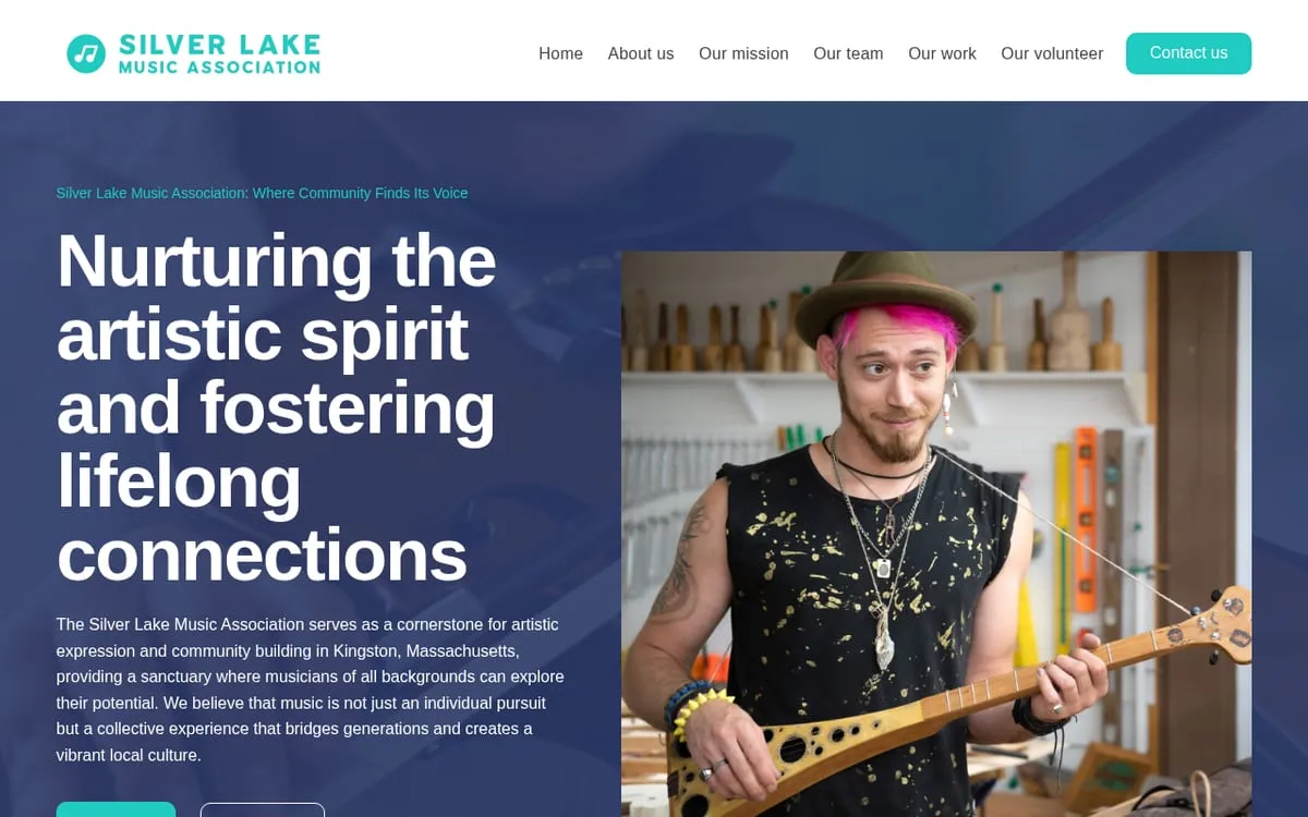 WordPress · Silver Lake Music Association